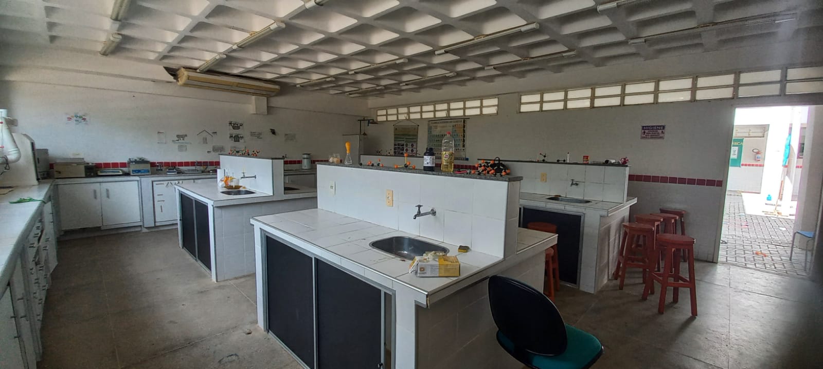laboratório de química